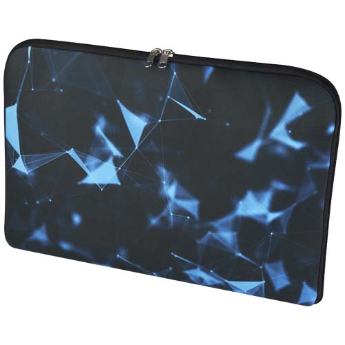 Pochette pour écran 17" personnalisable en sublimation Mila noir / blanc